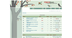 Desktop Screenshot of finchforum.com